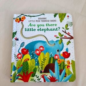 Usborne Little Peek-through Book | Are You There Little Elephant?